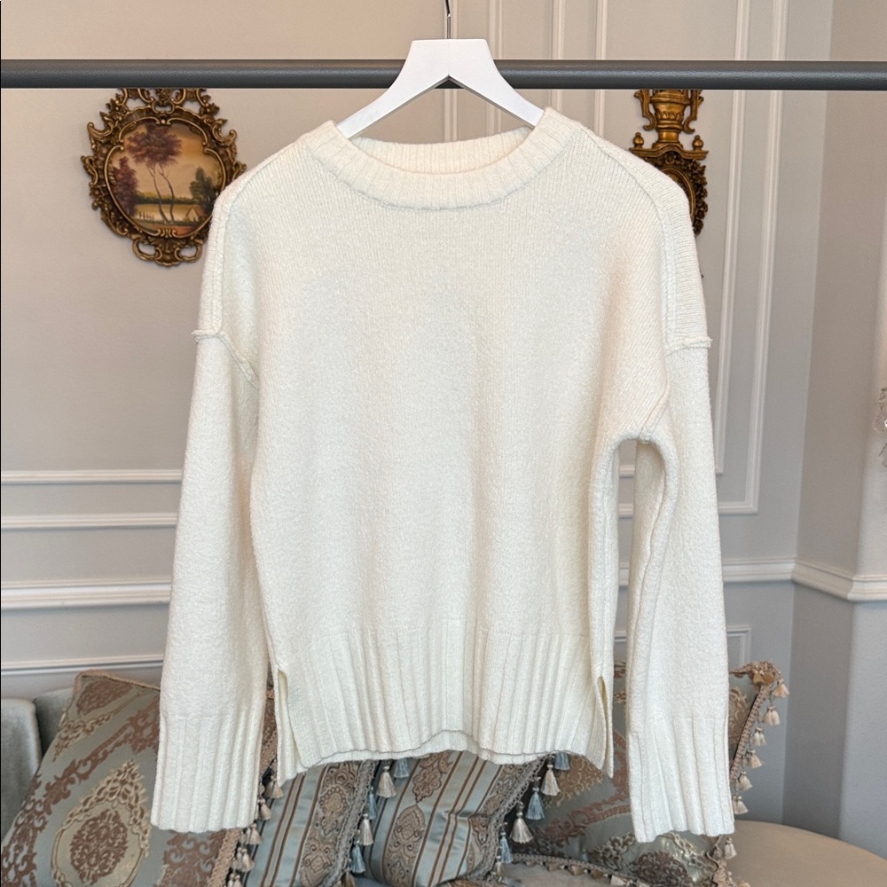 Haute Hippie Cream Sweater size M